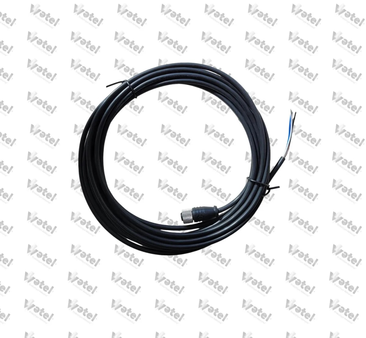 M2.K41.2004.0 - Wieland M2.K41.2004.0 M12 Düz 4 Pinli Standart 2 metre Siyah PVC Kablo