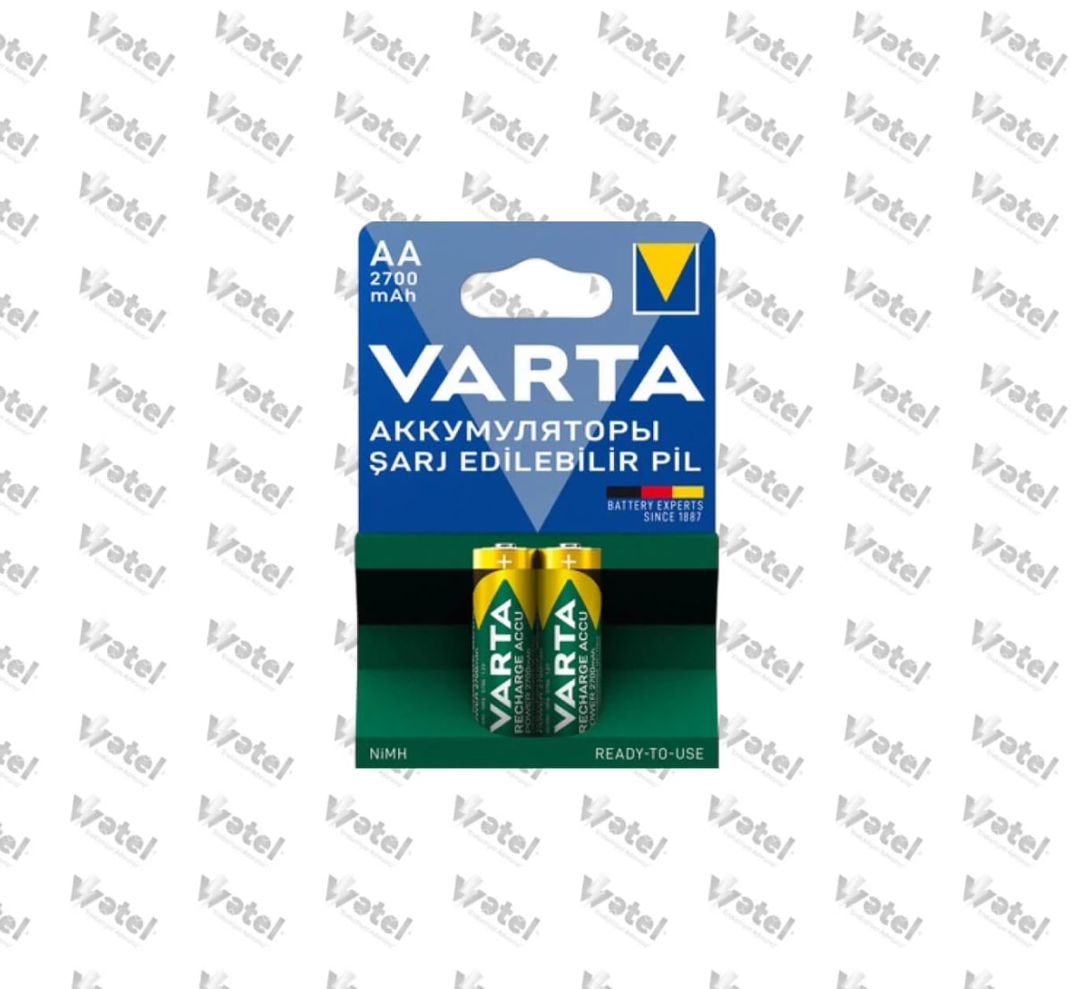 varta-aa-2700-mah - Varta  AA 2700mAh Şarj Edilebilir Pil 2li