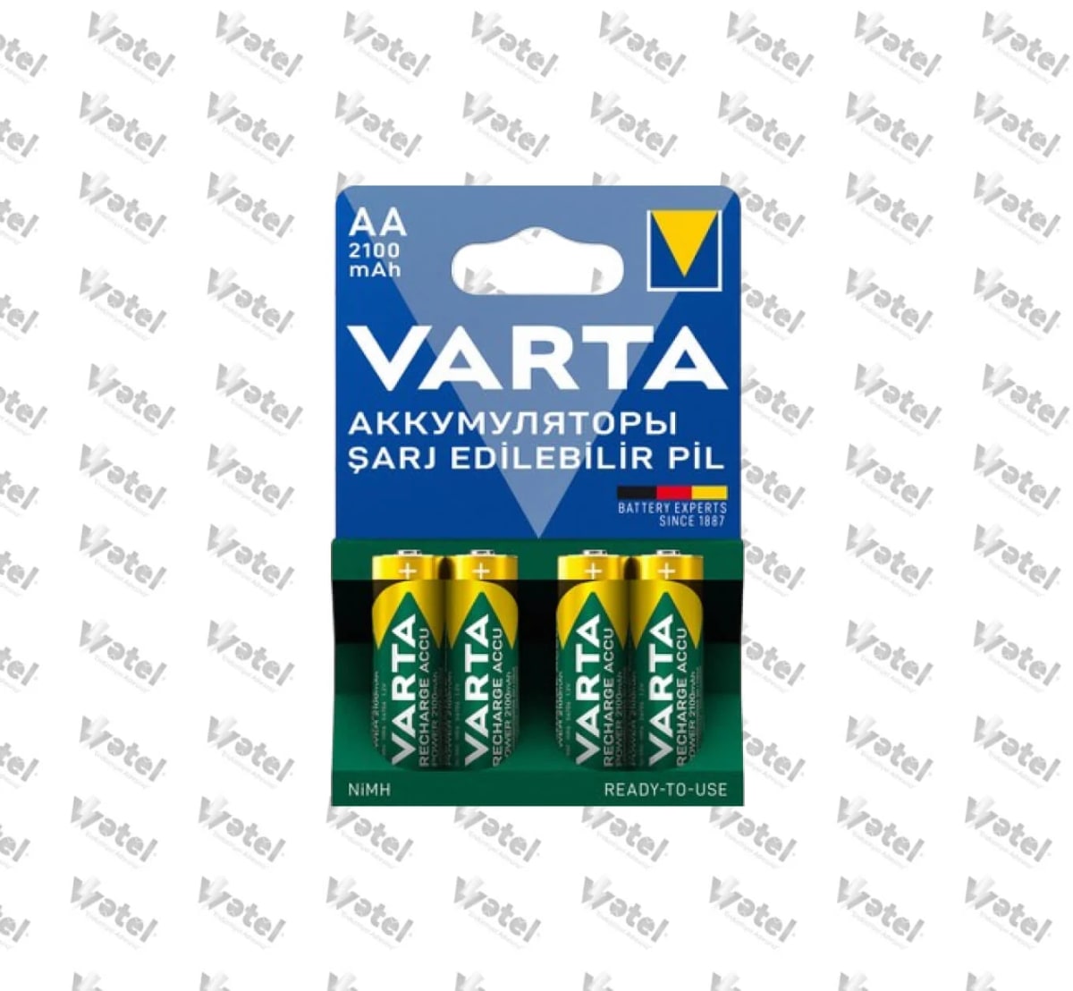 varta-3852 - Varta 3852 AA 2100mAh Şarj Edilebilir Pil 4lü