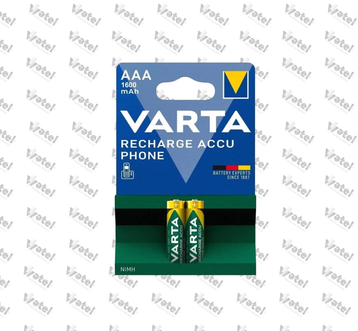 VARTA-AAA-1600MAH - Varta AAA 1600mAh Şarj Edilebilir Pil 2li