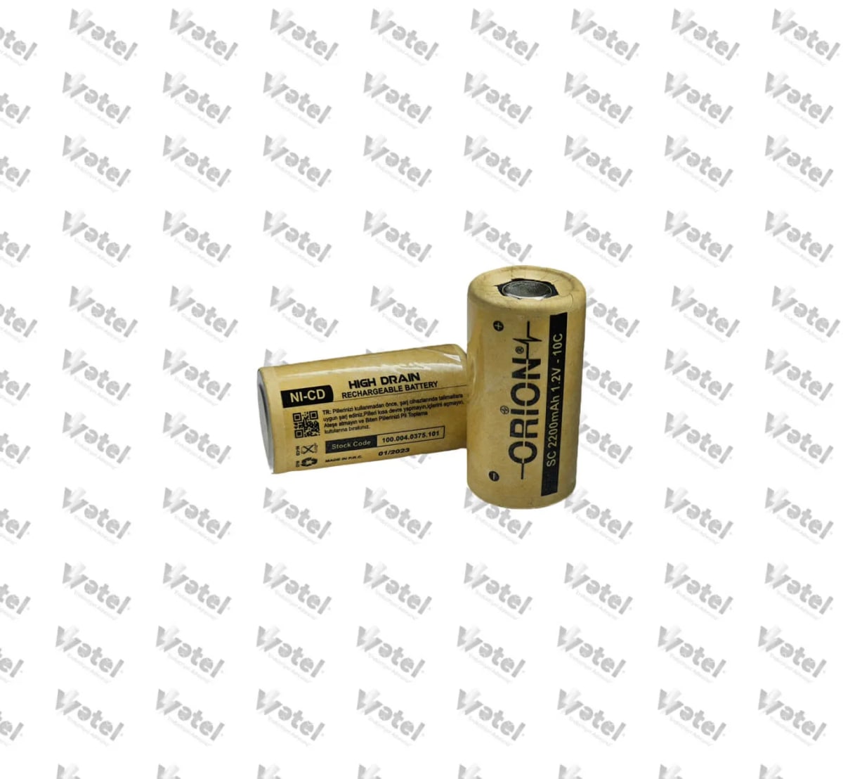 ORION-NICD-SC-2200MAH-HP - Orion Ni-Cd SC 2200mAh 1.2V Şarj Edilebilir Pil HP