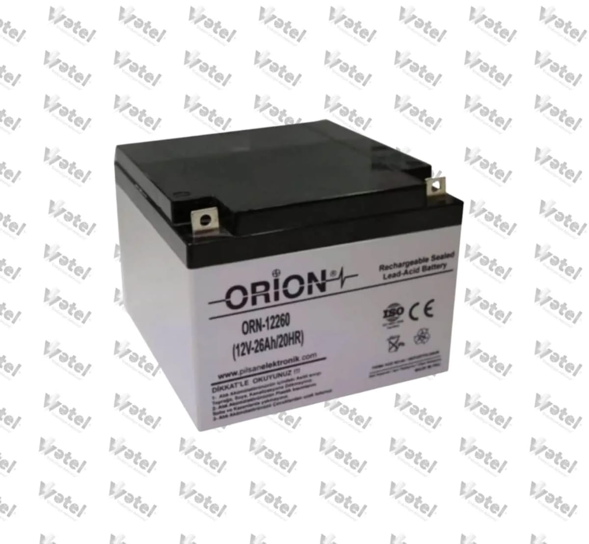 ORN12260 - Orion ORN12260 12V 26Ah Bakımsız Kuru Akü