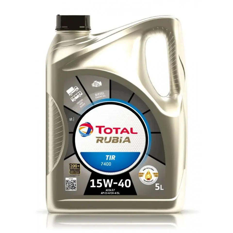 Total Rubia TIR 7400 15w-40 5 liters Engine Oil