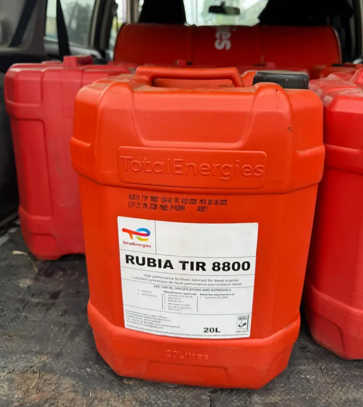 Total Rubia TIR 8800 10w-40 20 liters Engine Oil