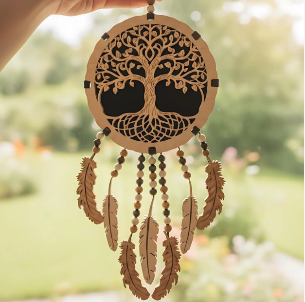 Wooden Dreamcatcher Decor