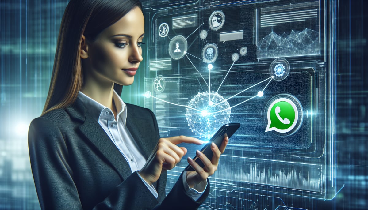 WhatsApp Business automation setup guide on mobile