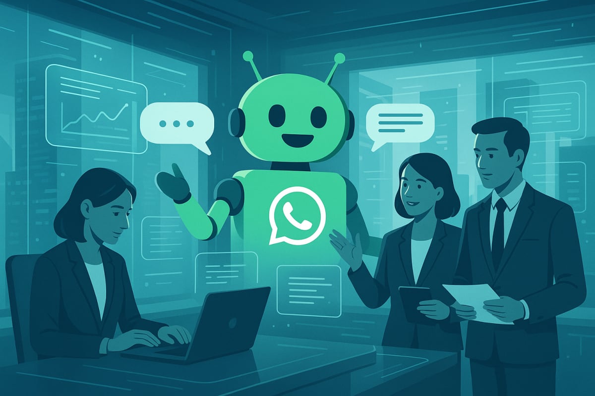 WhatsApp AI chatbot transforming business communication