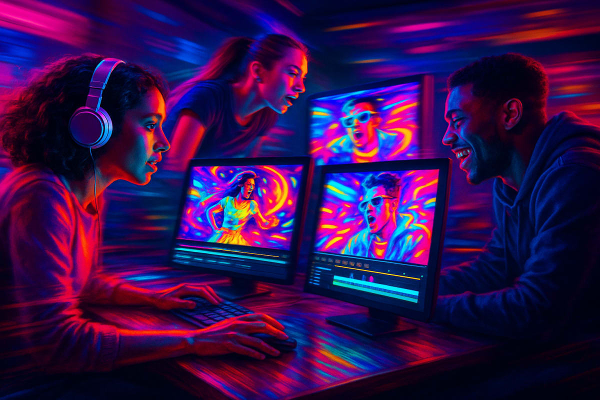 Creators using image to video AI turning photos into cinematic videos.