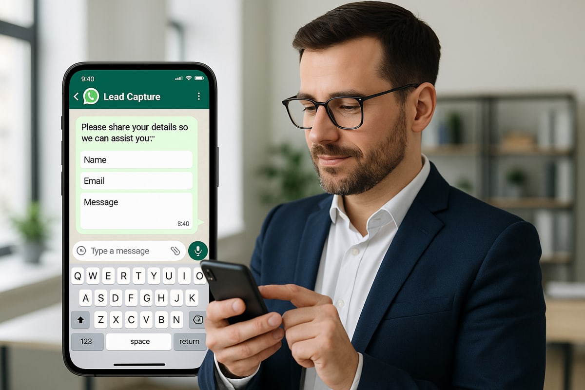WhatsApp lead capture for small businesses