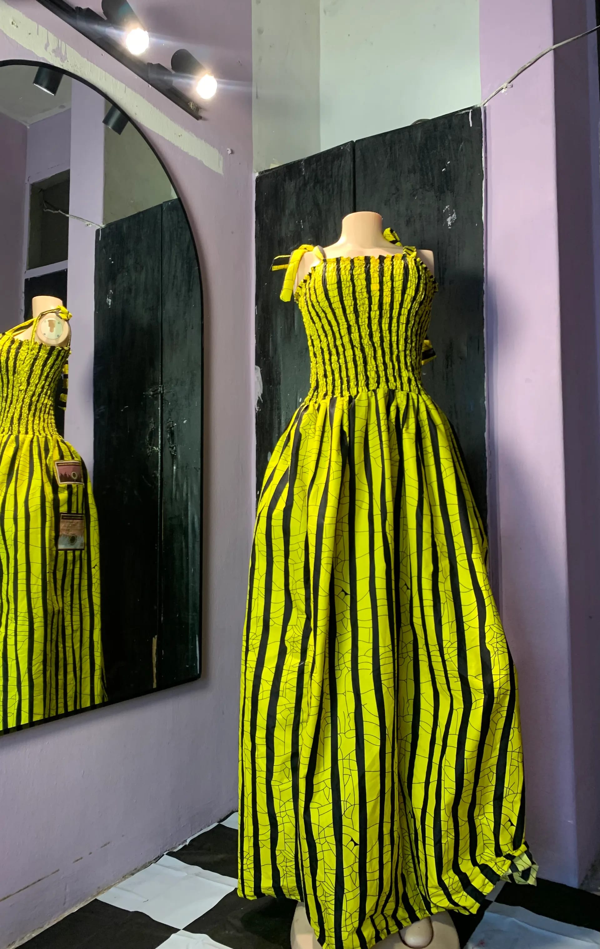 Ankara long Smokey gown - Image 1