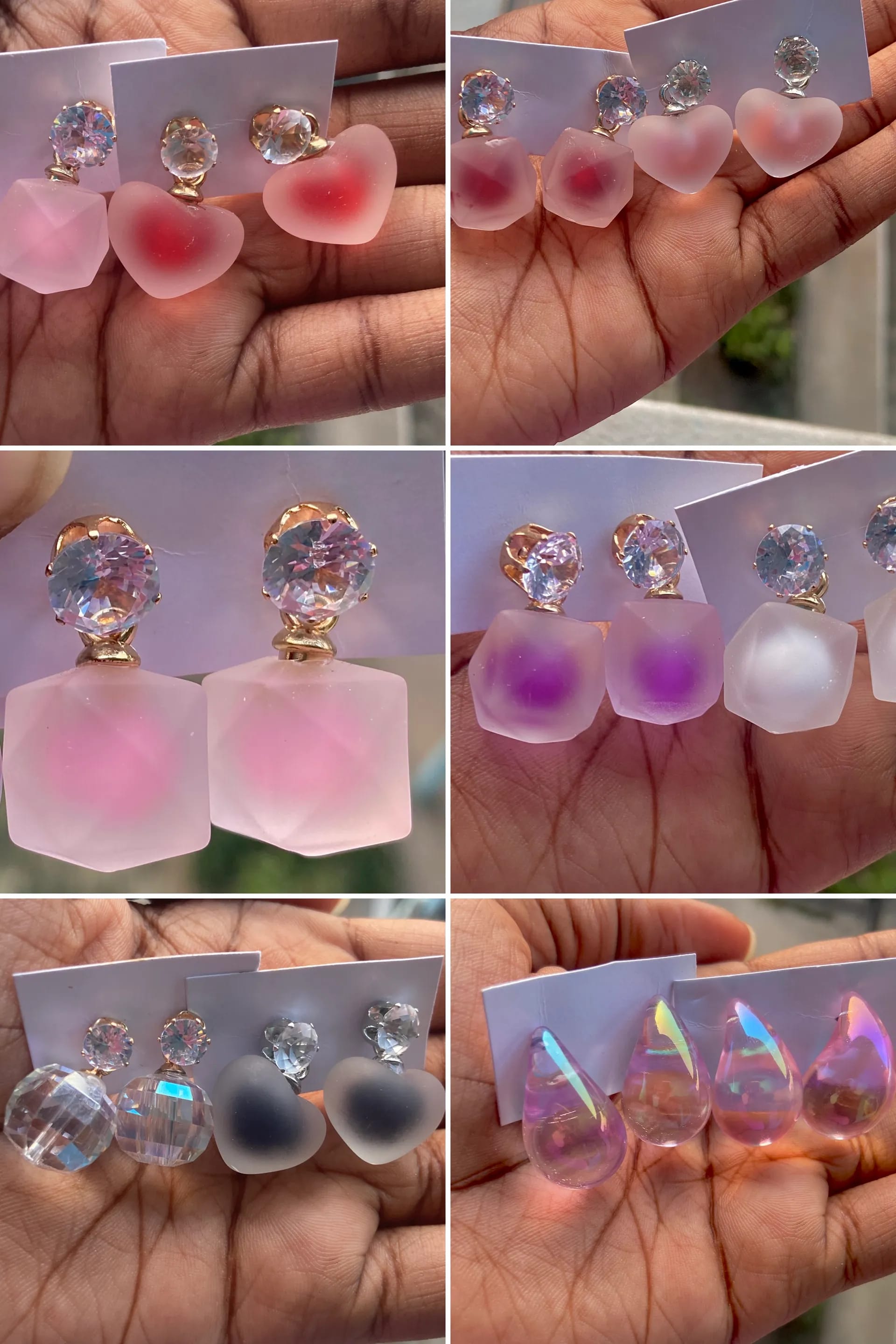 Cute Zirconia earrings  - Image 1