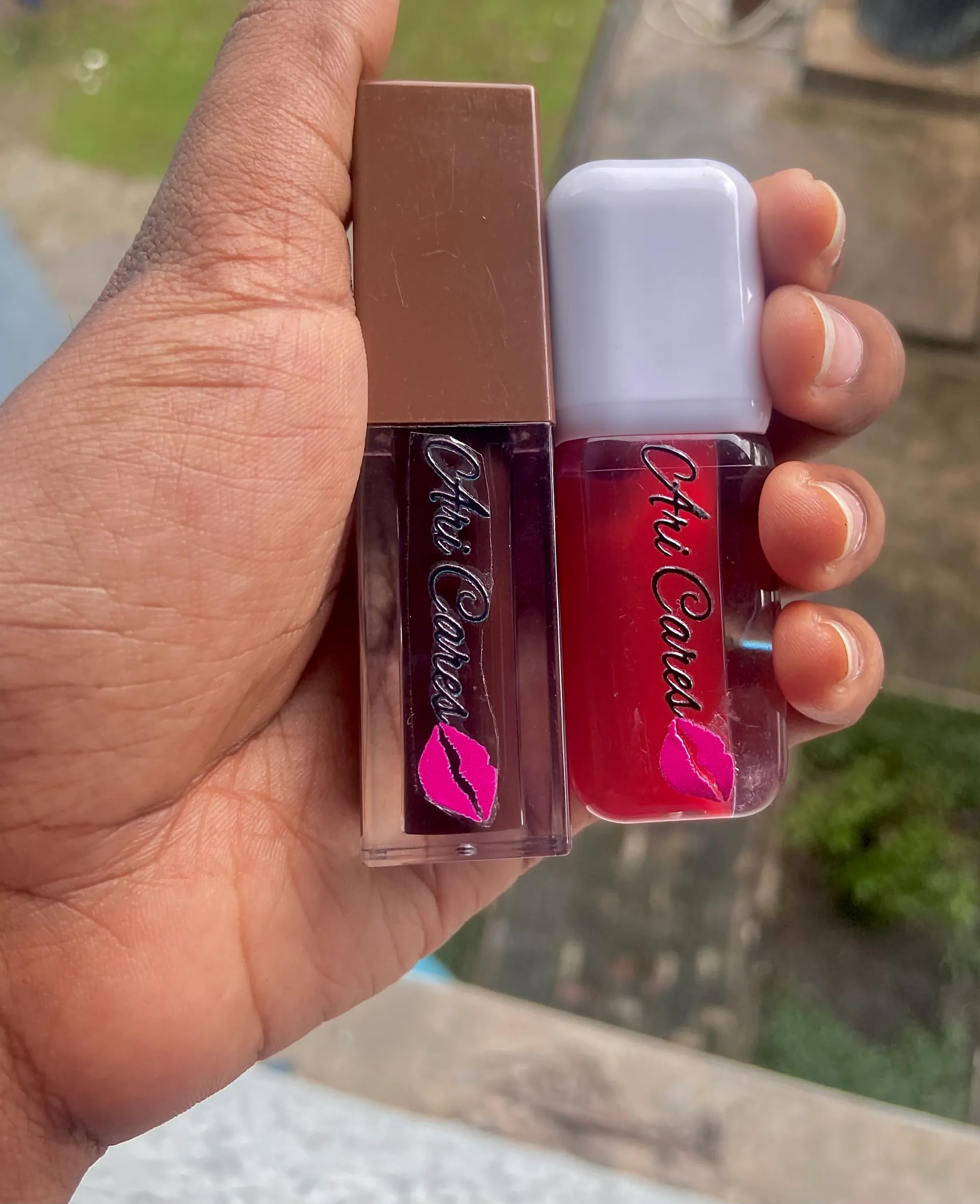 Choco and Cherry red lip combo - Image 1