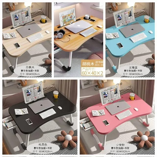 Foldable tables with mini drawer - Image 1
