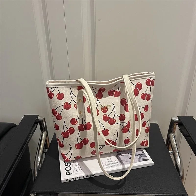 Cherry tote bag