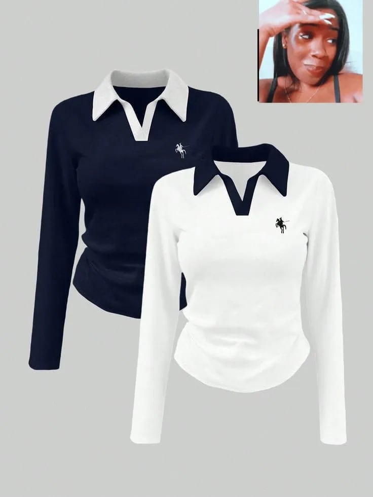 Stylish long sleeve top - Image 1