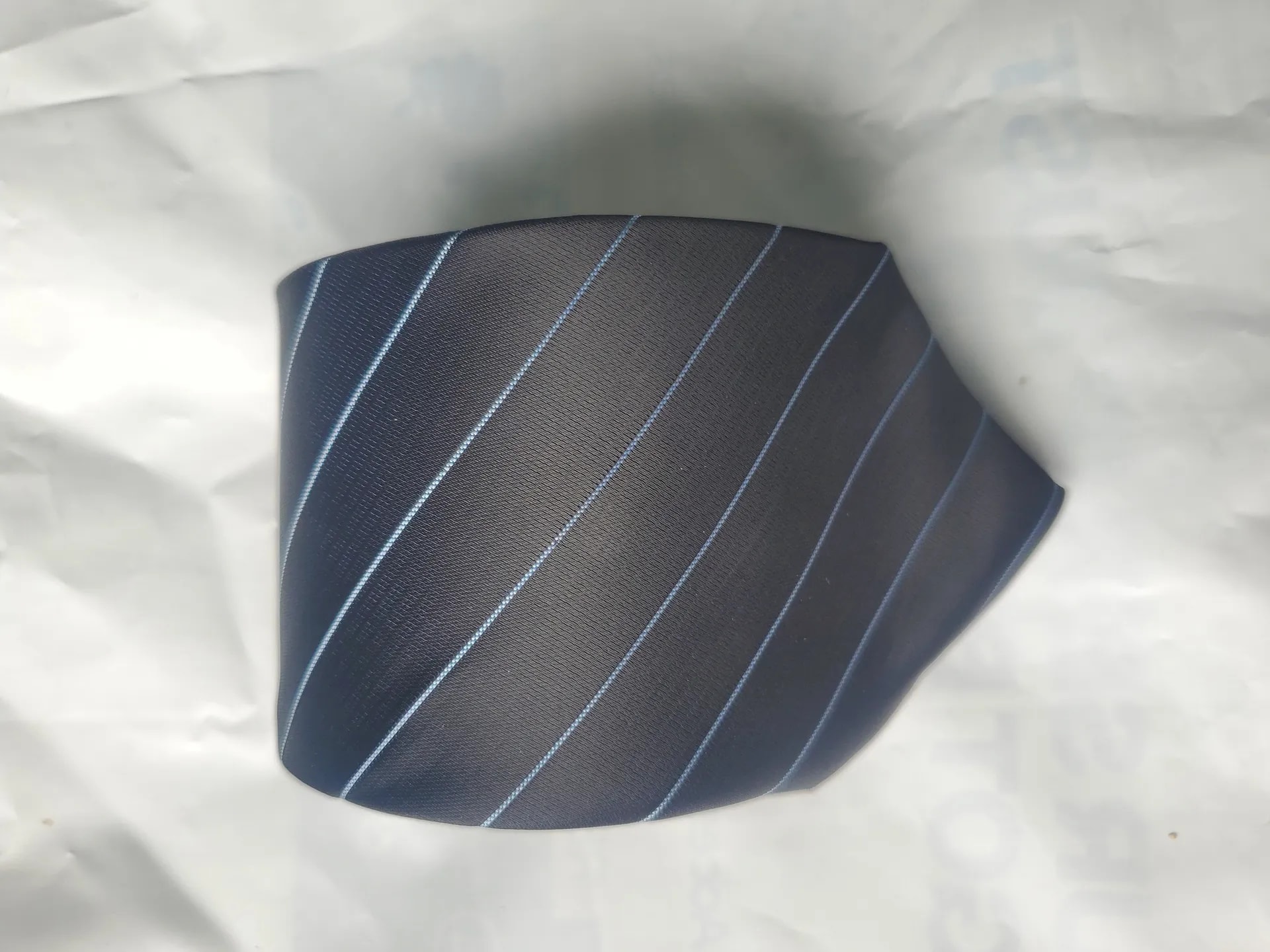 Classic Tie(Black and blue stripes)
