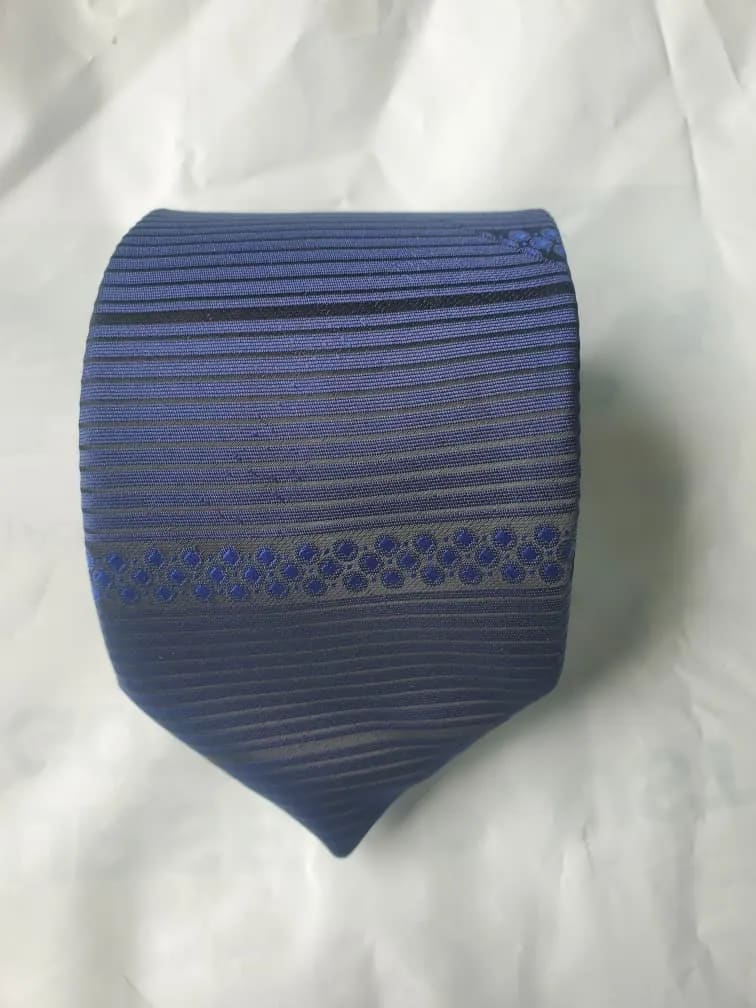 Classic Tie(Plain Blue Designs)