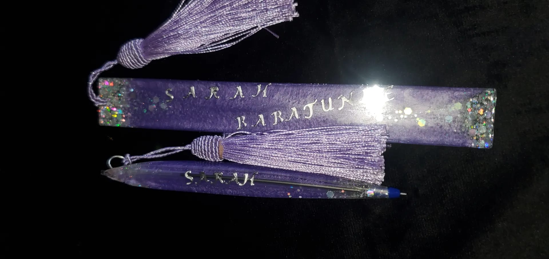 Customized pen and bookmark 