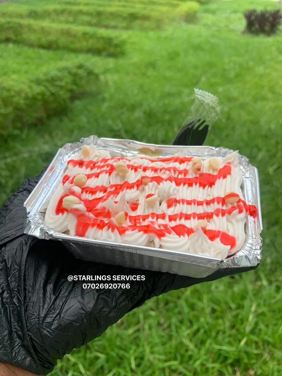 Frosted foil cake (mini) - Image 1