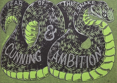 2025 Year of the Snake Card
