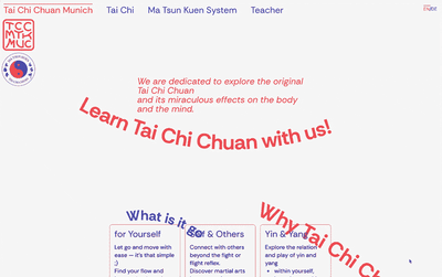 Ma Tsun Kuen Munich website Landingpage animation