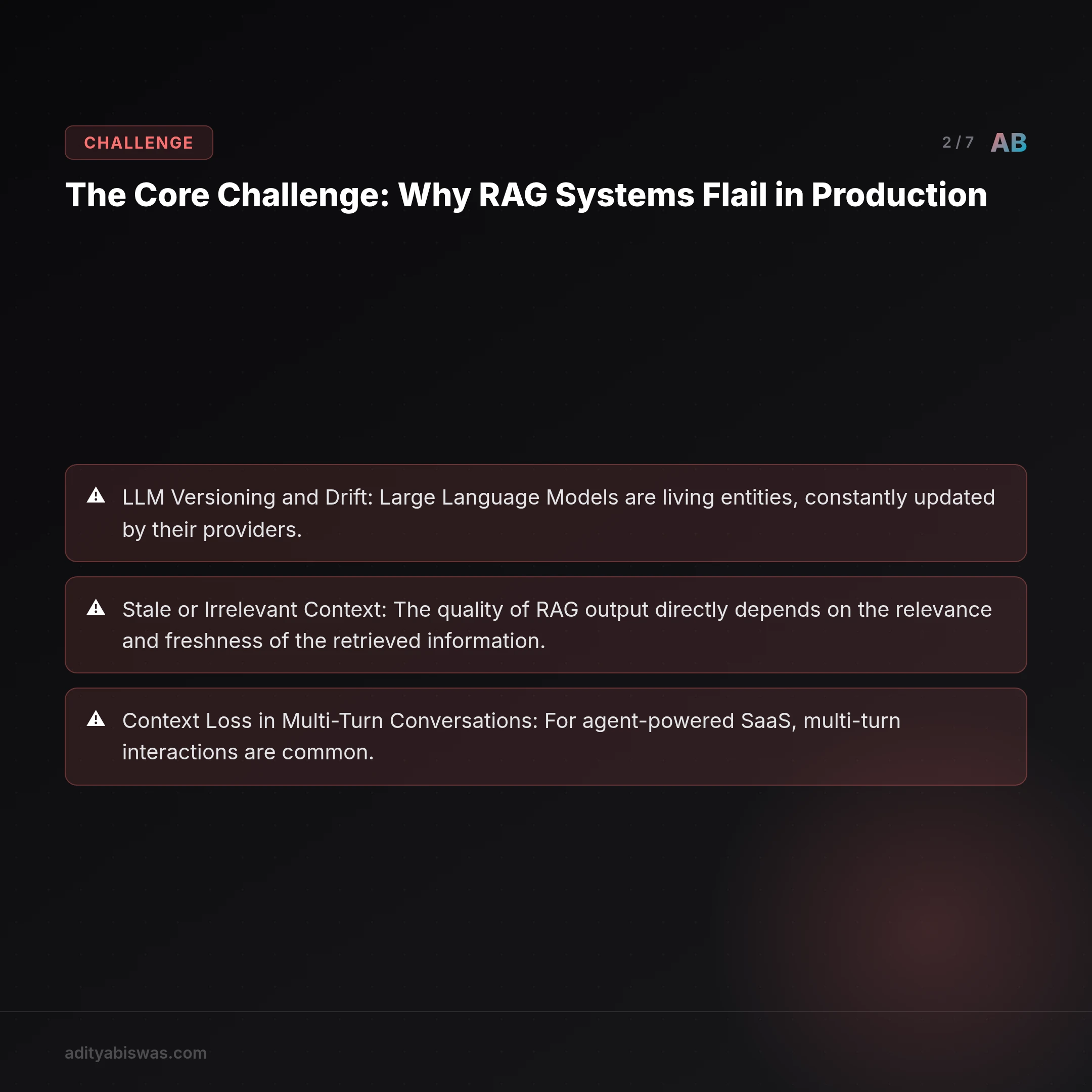## The Core Challenge: Why RAG Systems Flail in Production