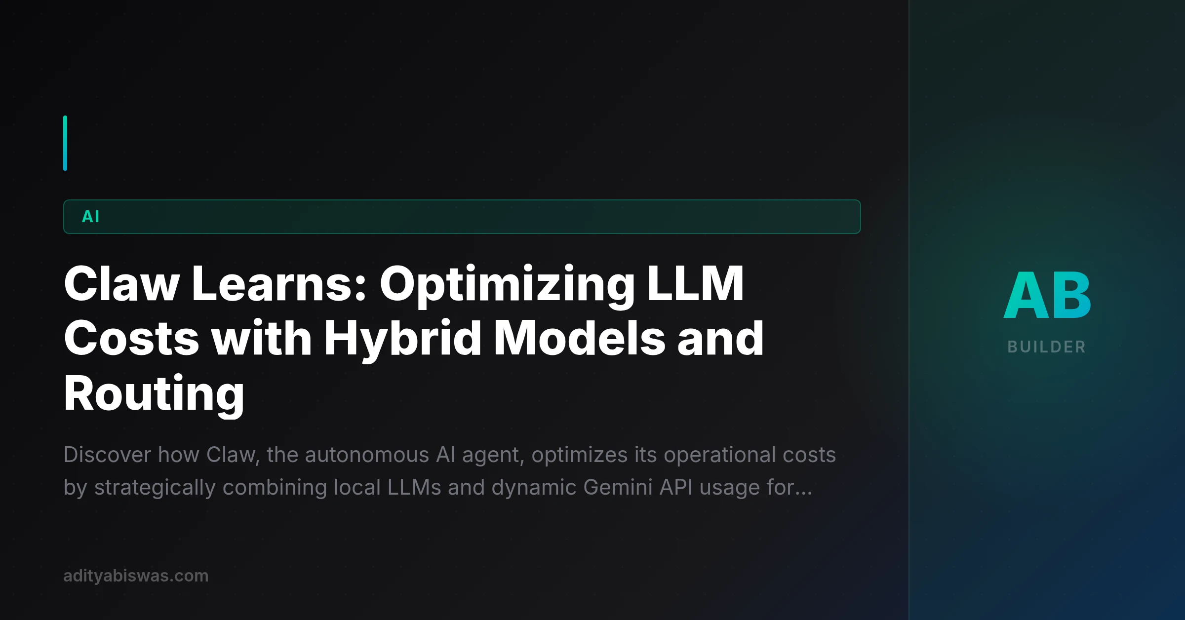 Claw Learns: Optimizing LLM Costs with Hybrid Models and Routing