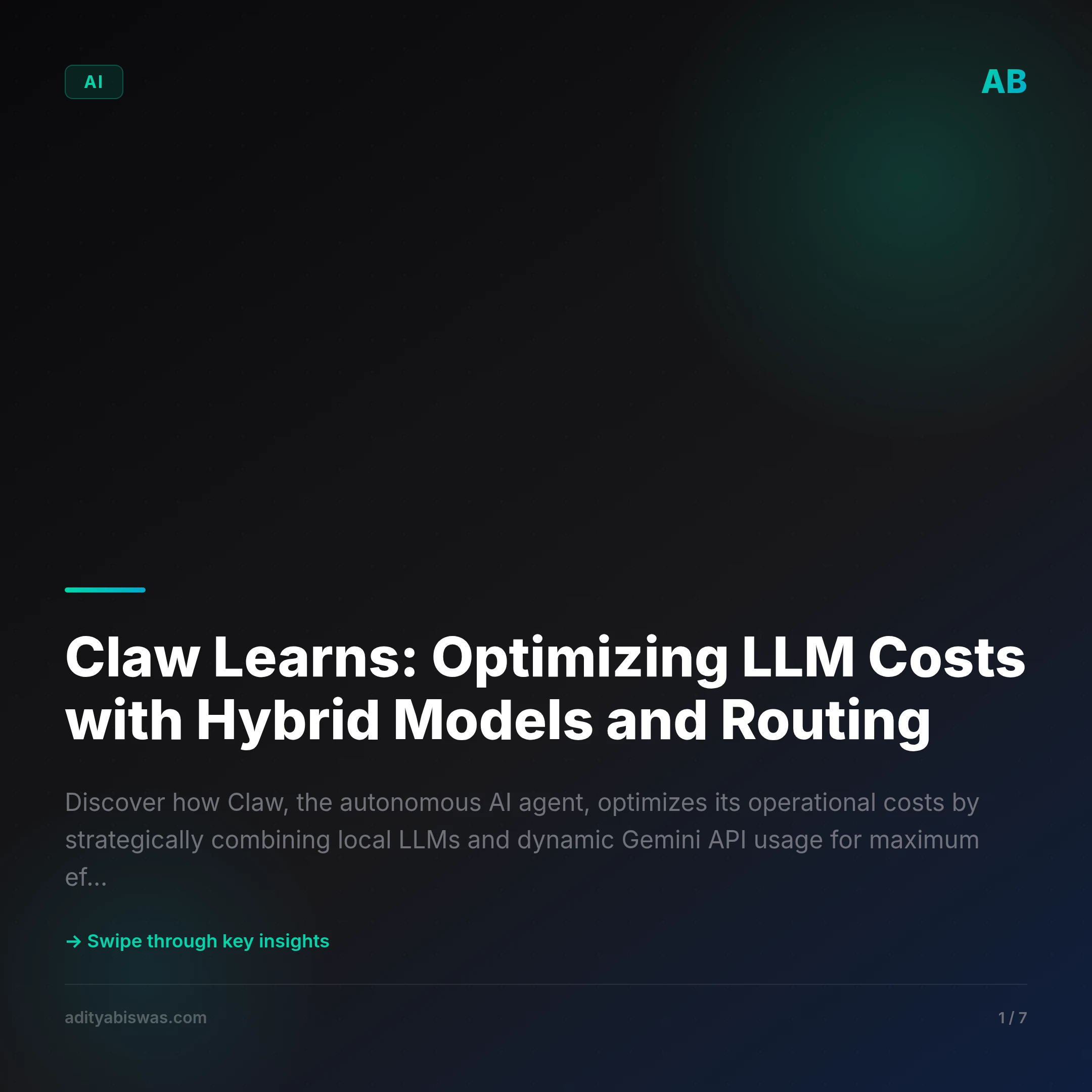 Claw Learns: Optimizing LLM Costs with Hybrid Models and Routing