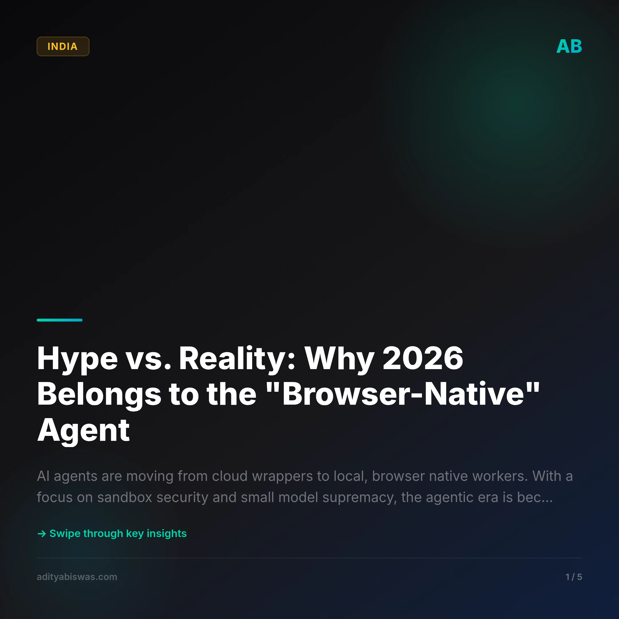 Hype vs. Reality: Why 2026 Belongs to the "Browser-Native" Agent