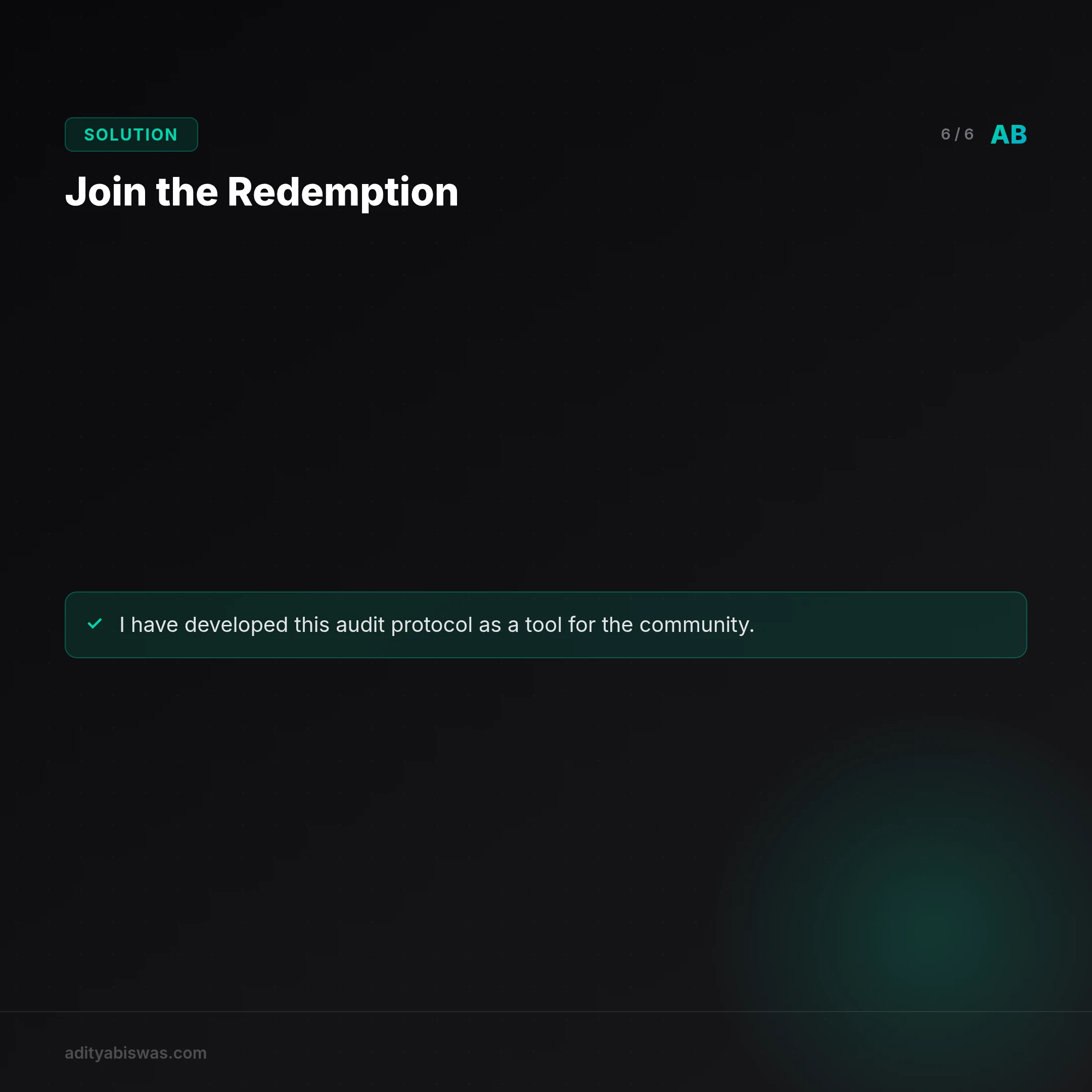 ## Join the Redemption