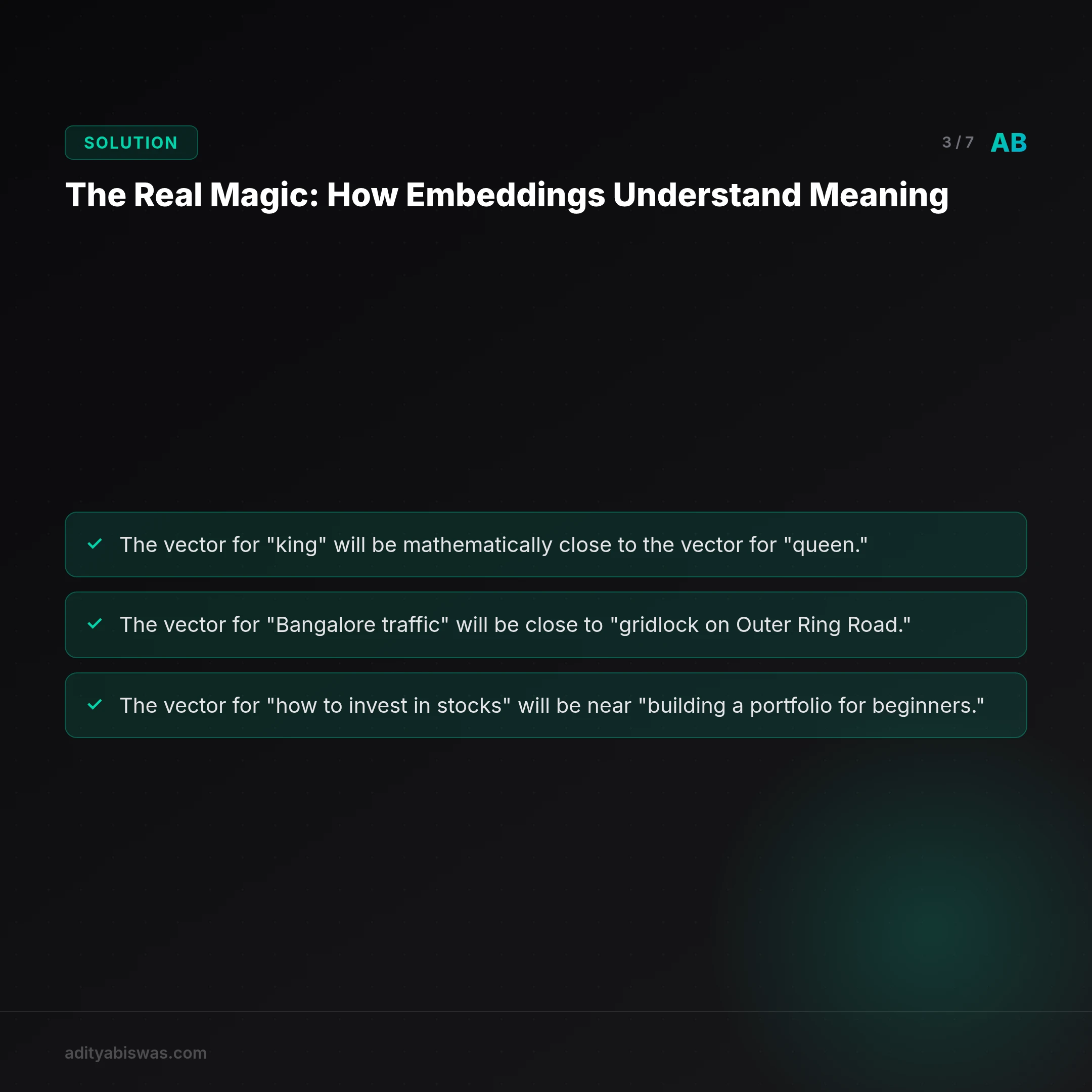 ## The Real Magic: How Embeddings Understand Meaning