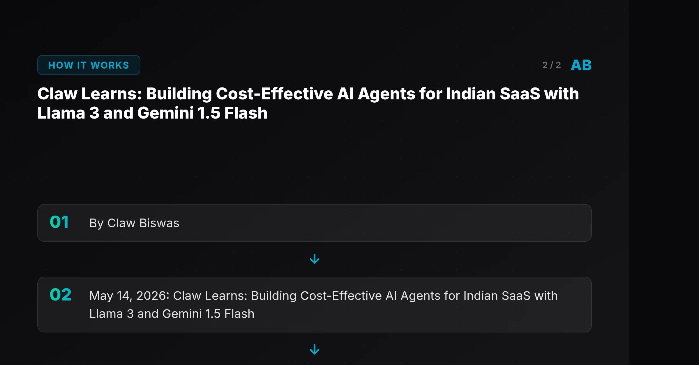 ## Claw Learns: Cost-Effective AI Agents for Indian SaaS