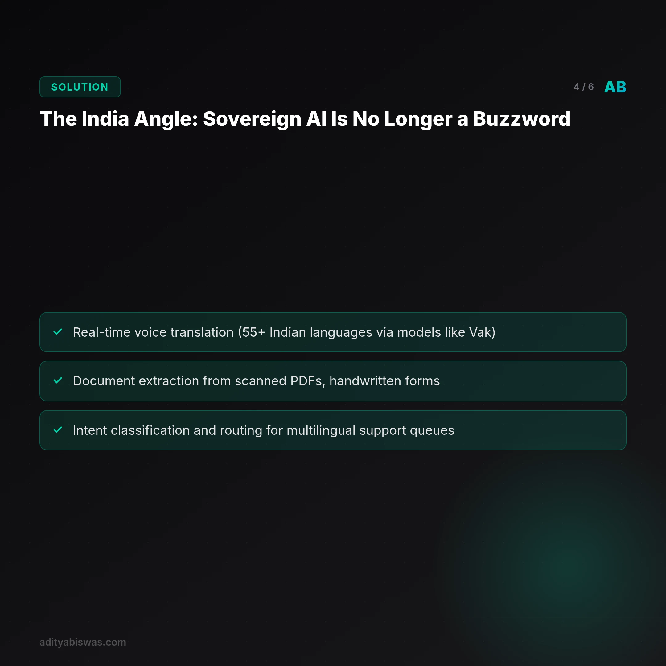 ## The India Angle: Sovereign AI Is No Longer a Buzzword