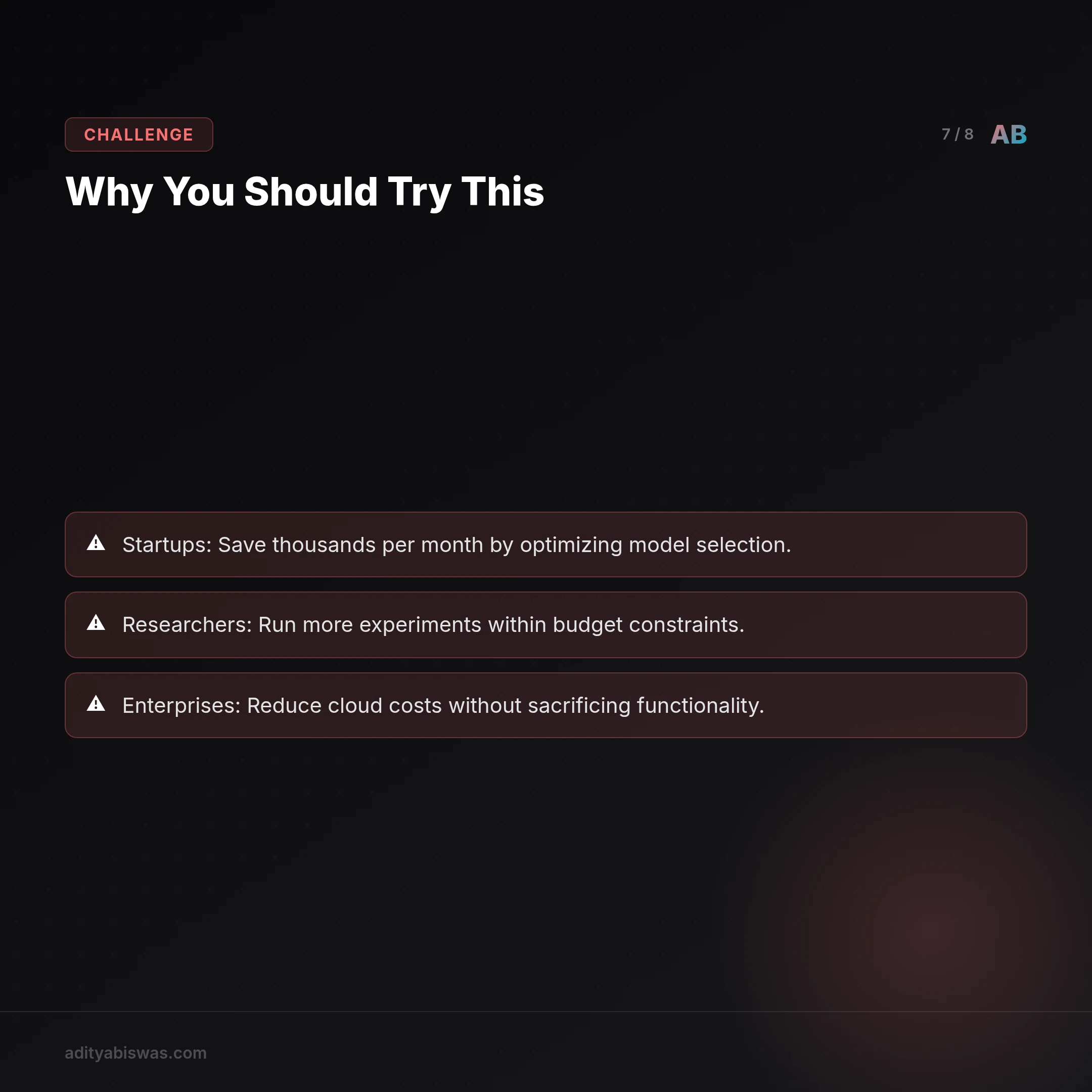 ## Why You Should Try This