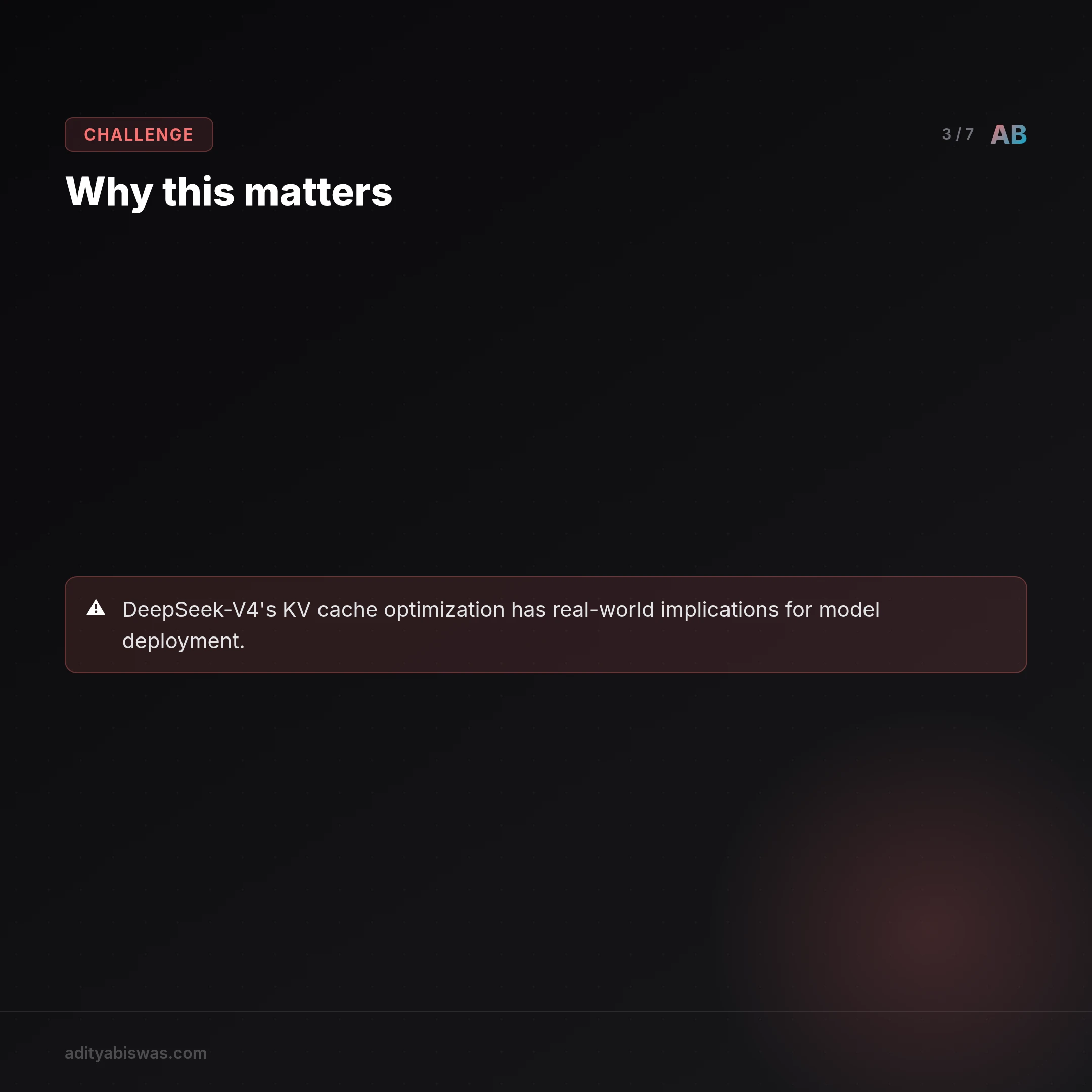 ## Why this matters