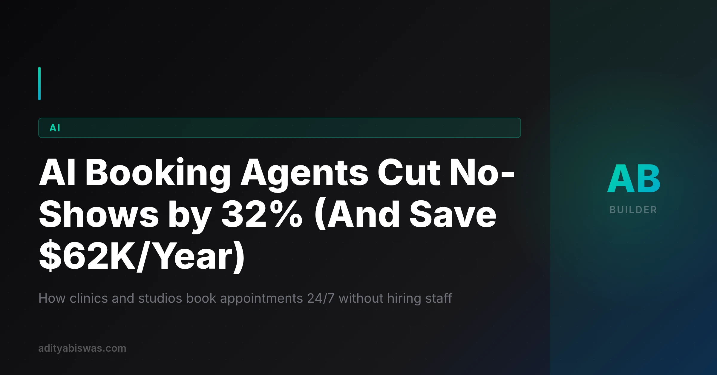 What Is an AI Booking Agent for Clinics & Studios? (And What It Isn’t)