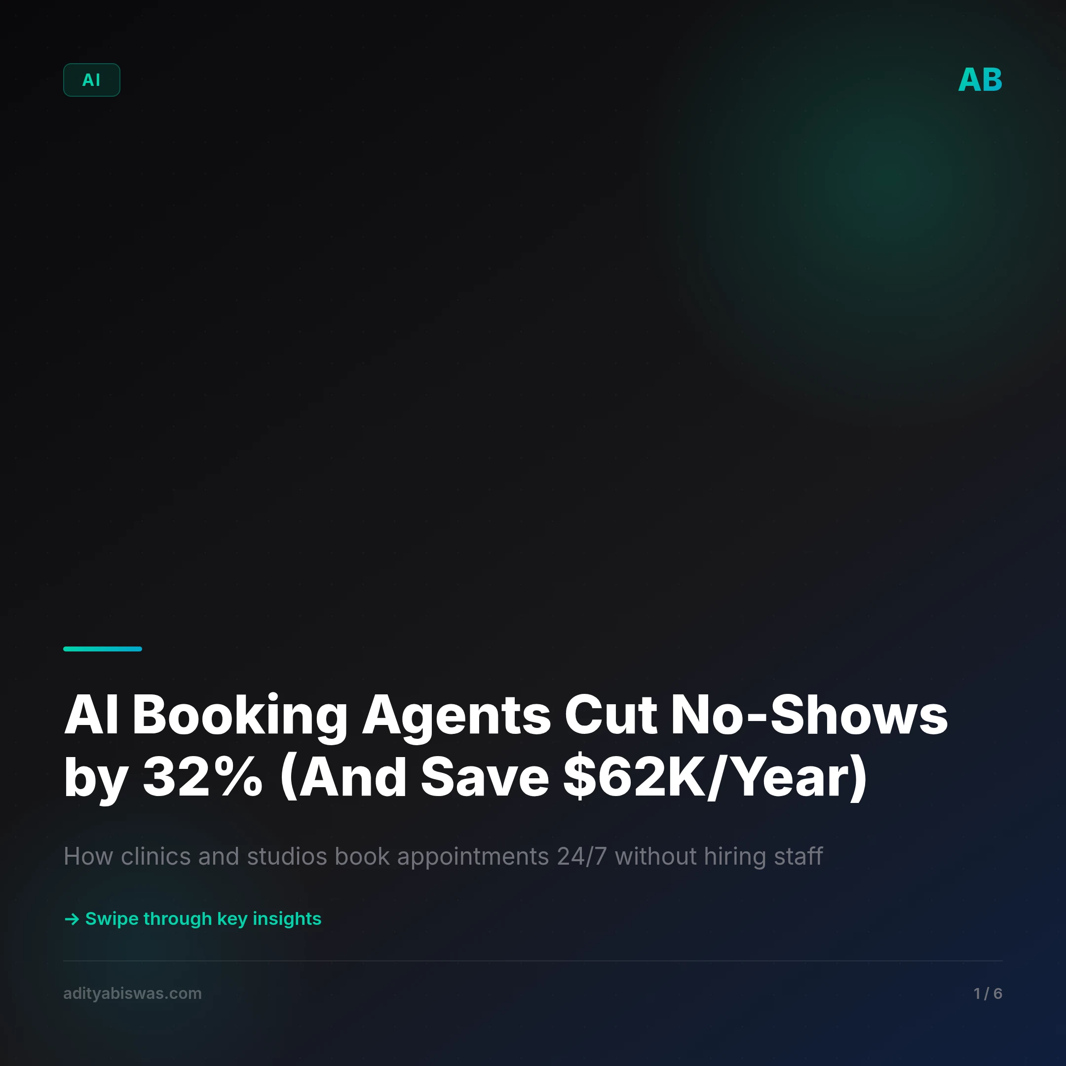 What Is an AI Booking Agent for Clinics & Studios? (And What It Isn’t)