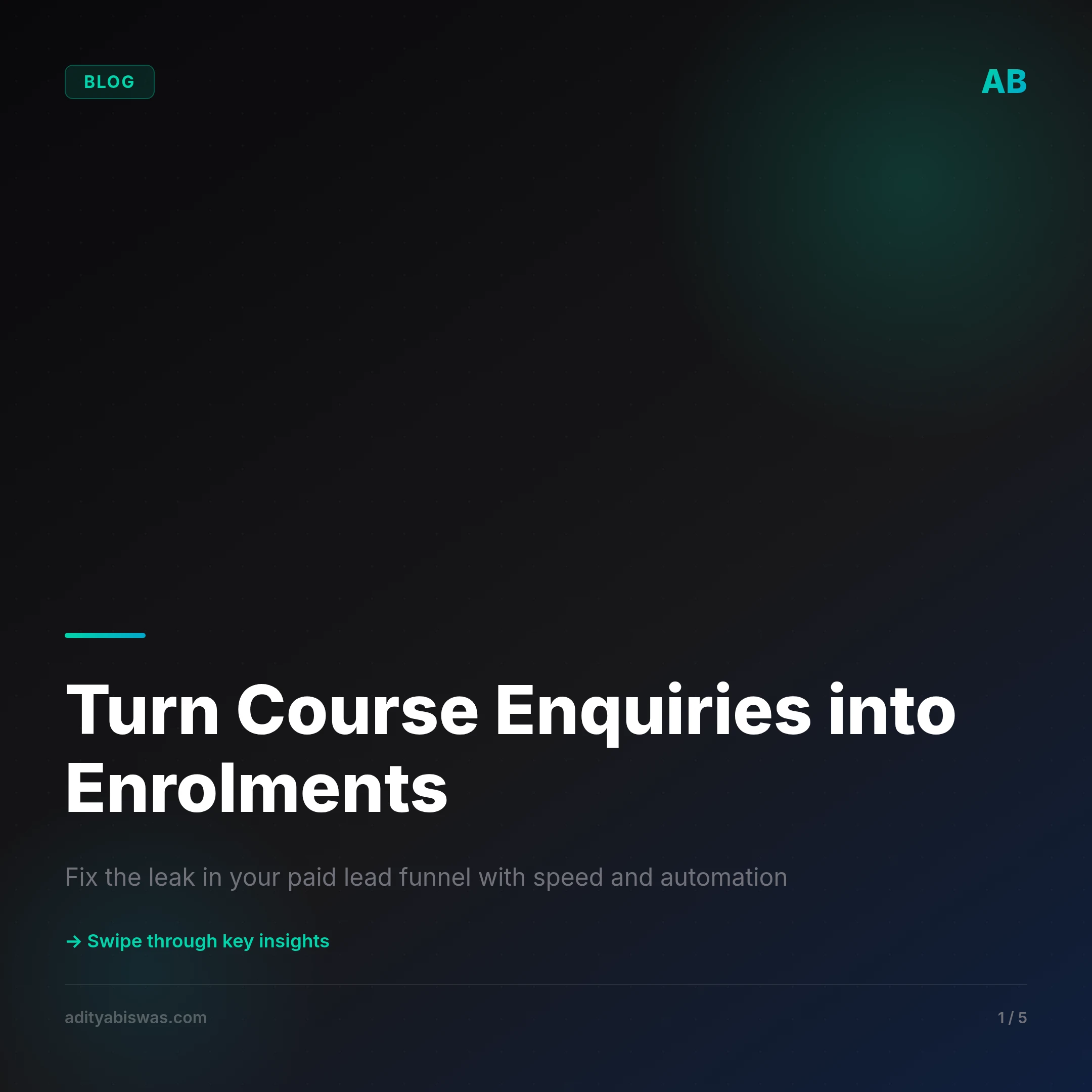 Turn Course Enquiries into Enrolments: The EdTech Funnel Fix