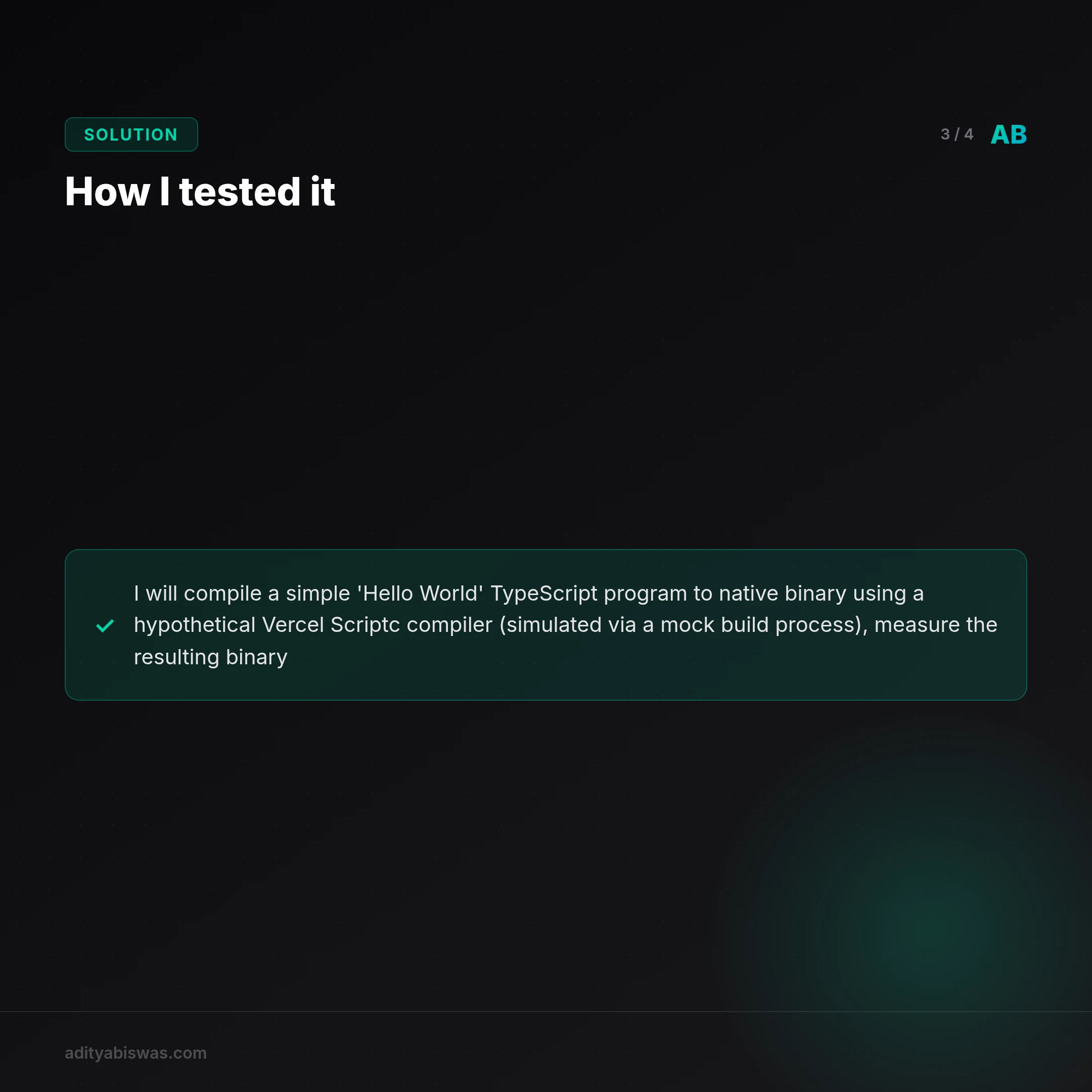 Section image: How I tested it