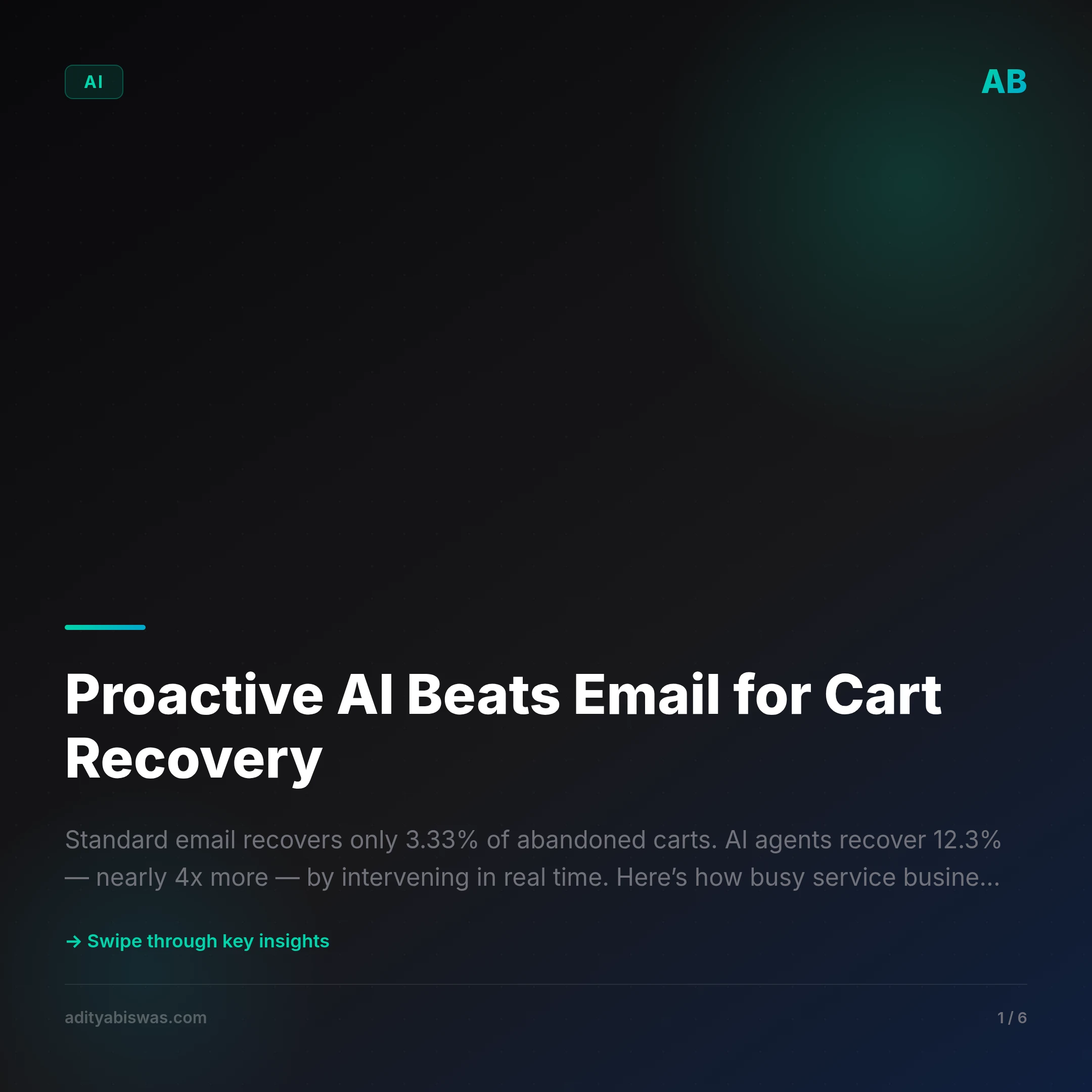 Abandoned Cart Recovery: Email vs AI Agent, What Recovers
