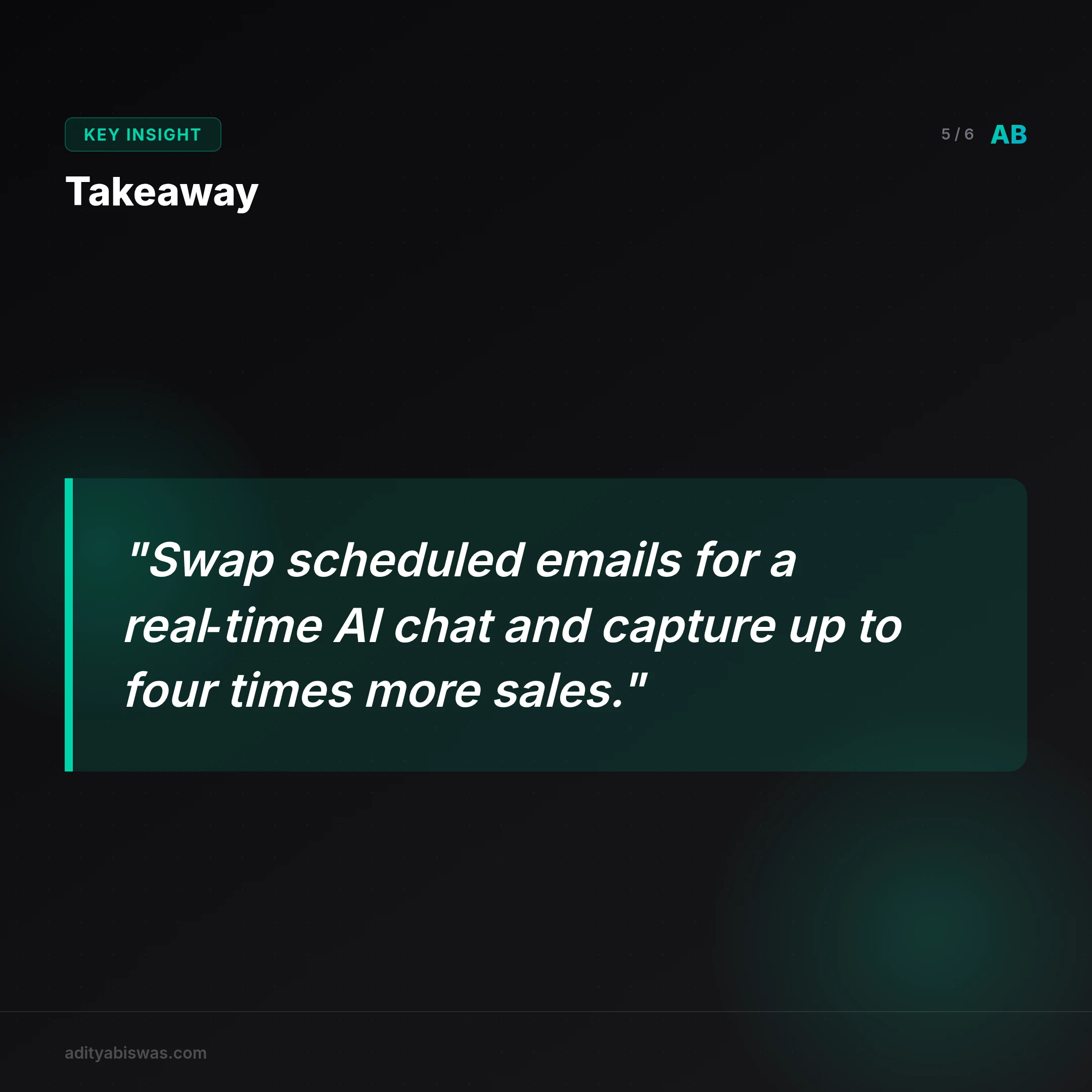 What does this mean for a service business?