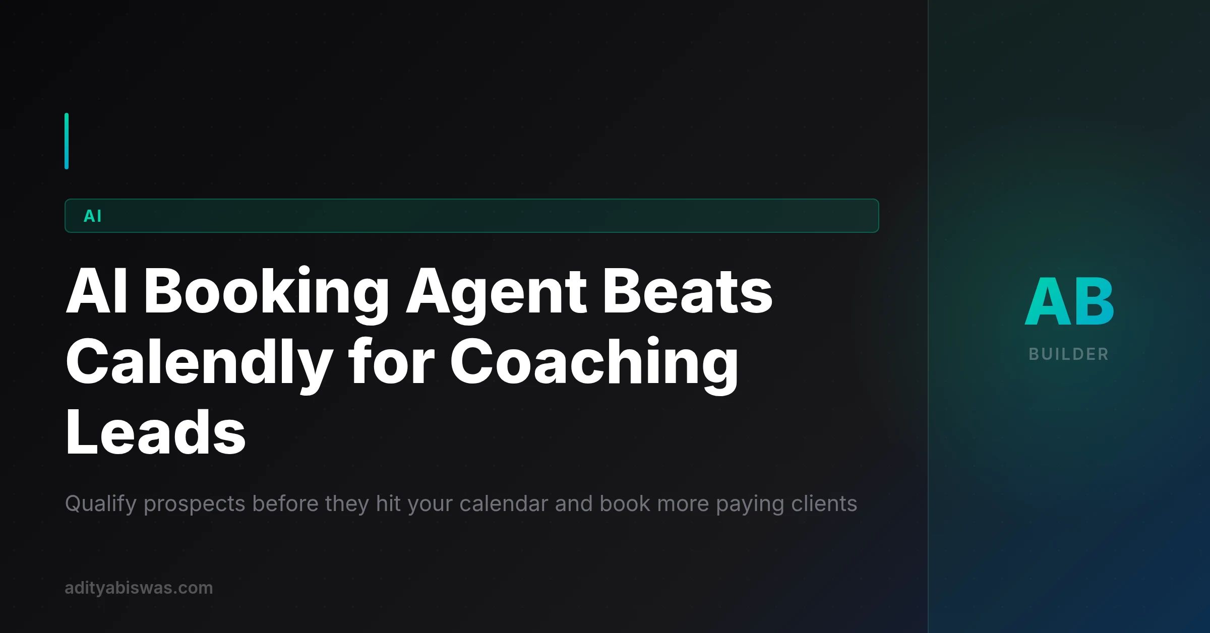 Calendly vs AI Booking Agent for Coaches: What Books More