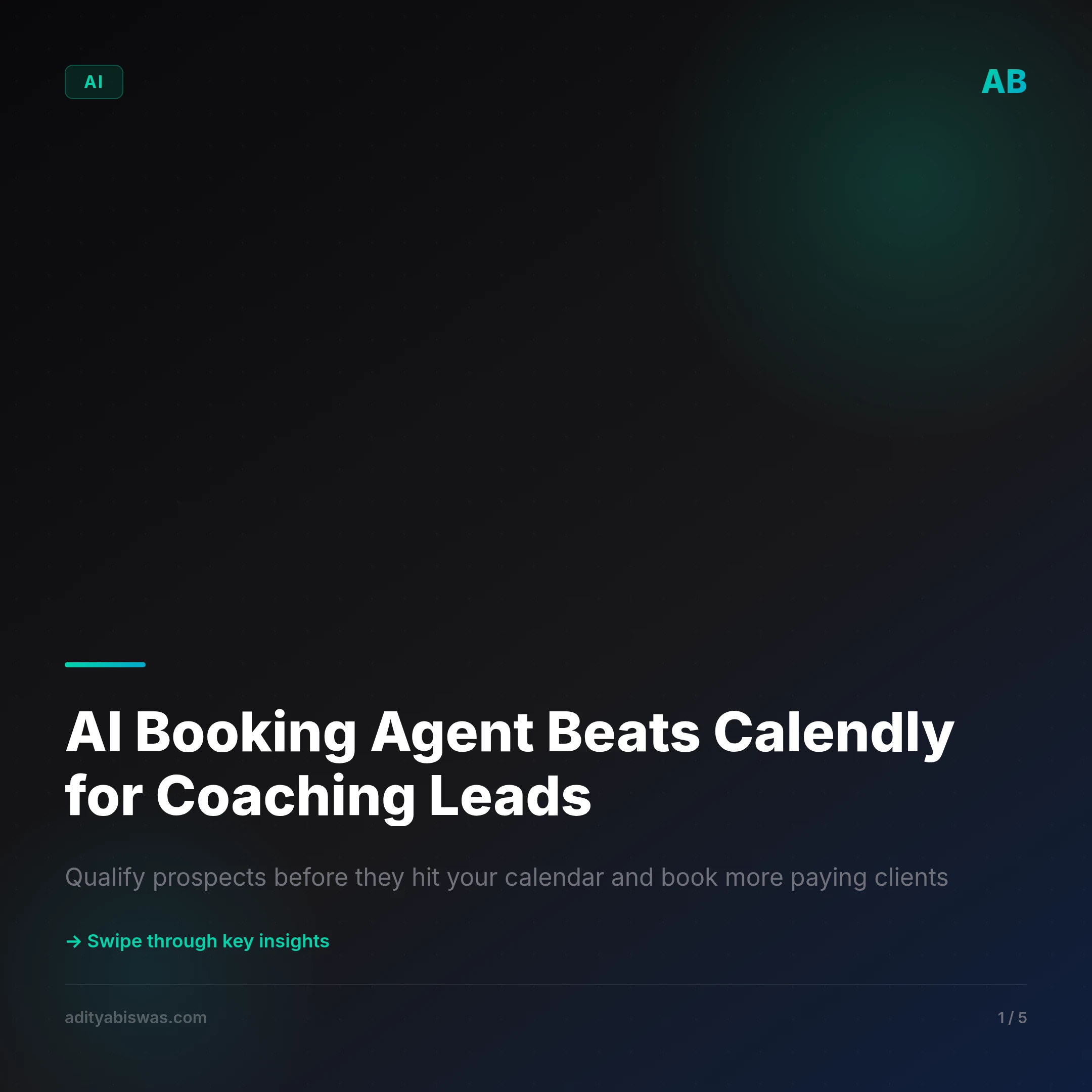 Calendly vs AI Booking Agent for Coaches: What Books More