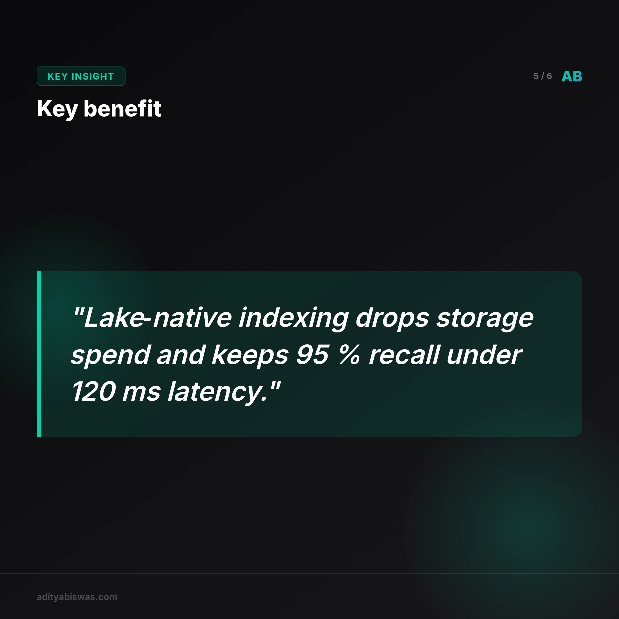 What's next: stress-testing lake-native at scale