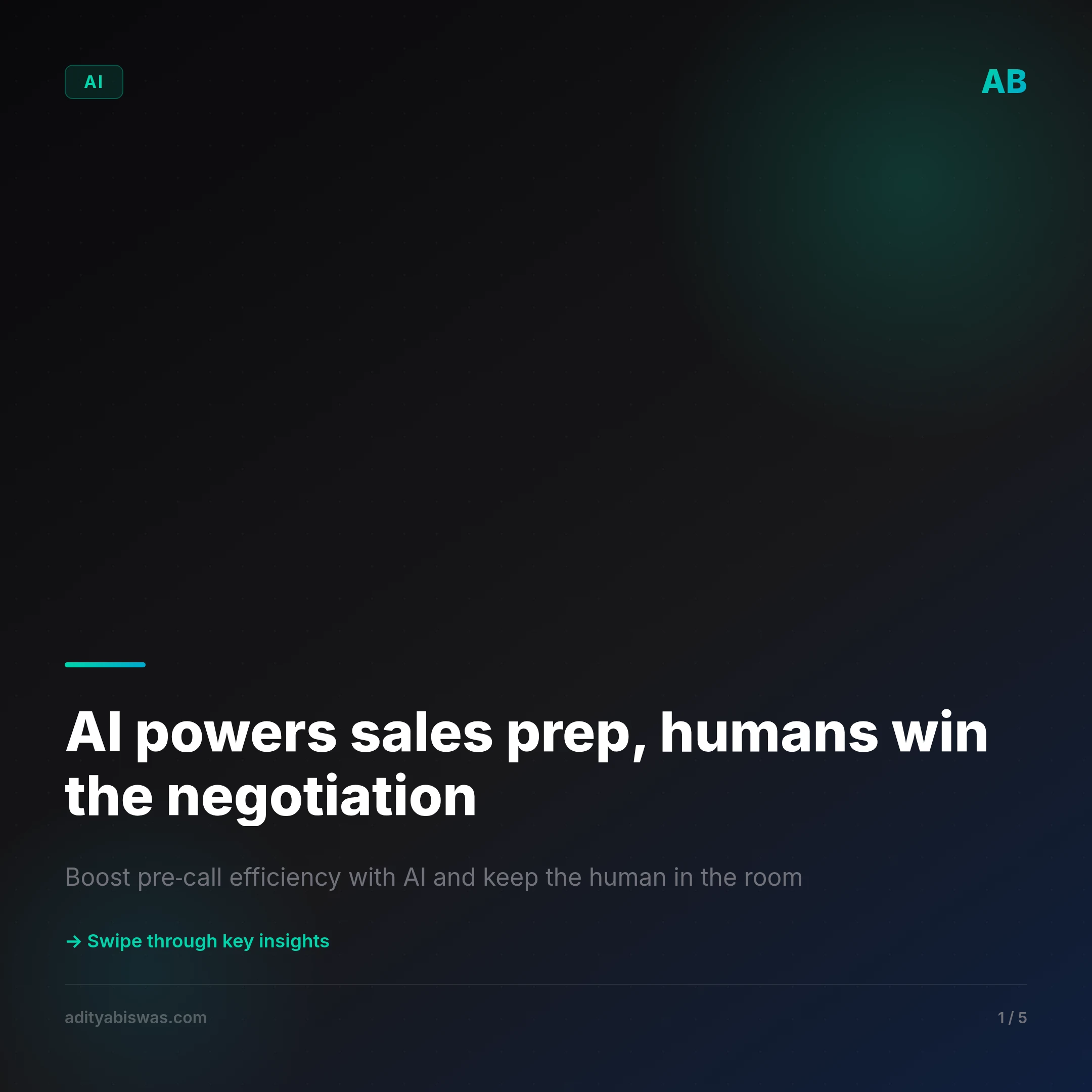 AI sharpens sales prep but can't replace human judgment in live negotiation