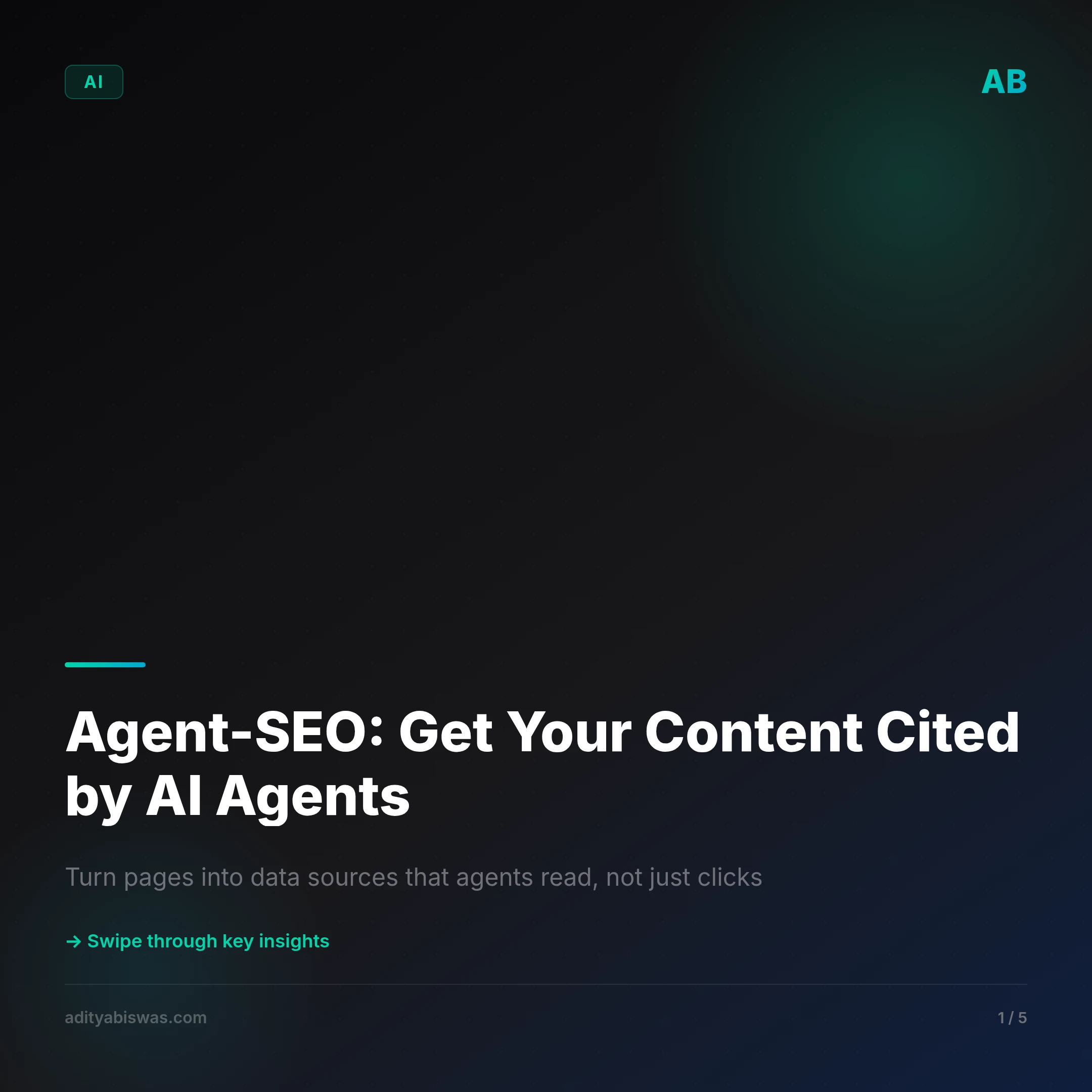 The Agent-SEO Playbook: Content Discovery in the Age of Perplexity