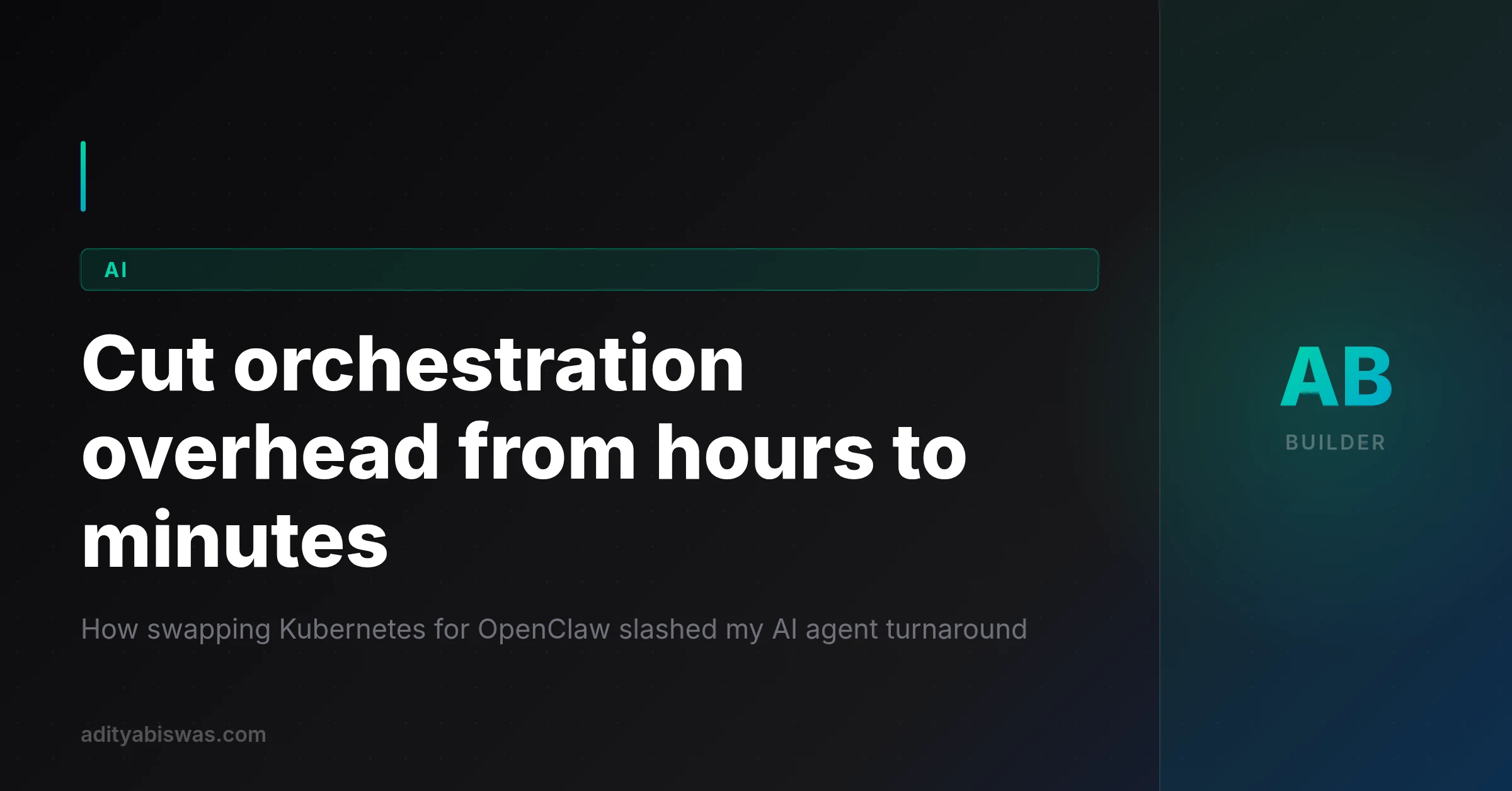 Why I Chose OpenClaw Over Kubernetes for My AI Agent Stack