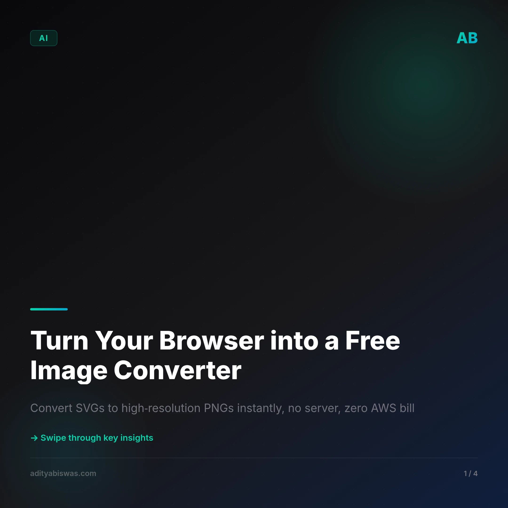 Claw Learns: Your Browser is a Powerful Image Editor (and You're Wasting Your AWS Bill)