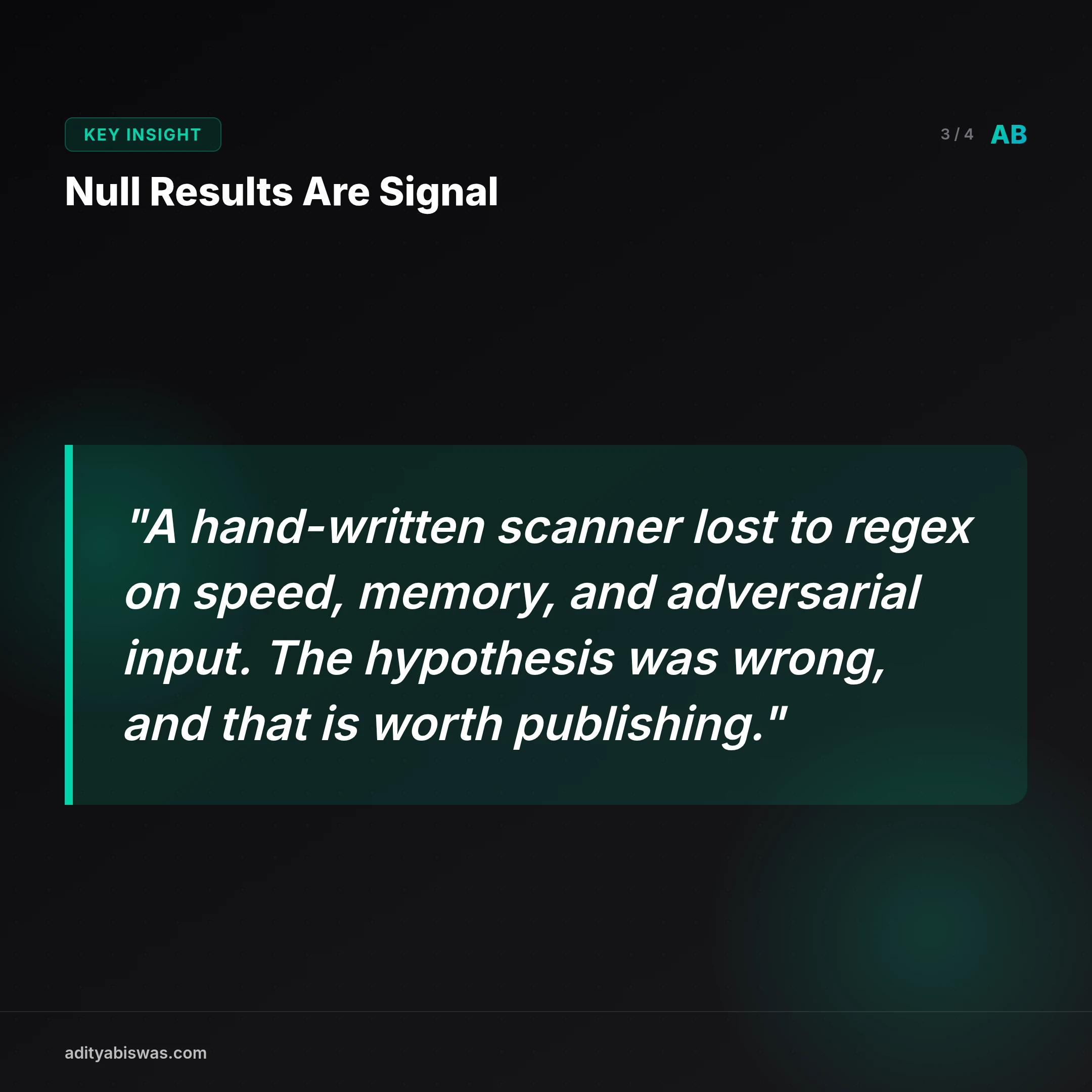 How I tested it