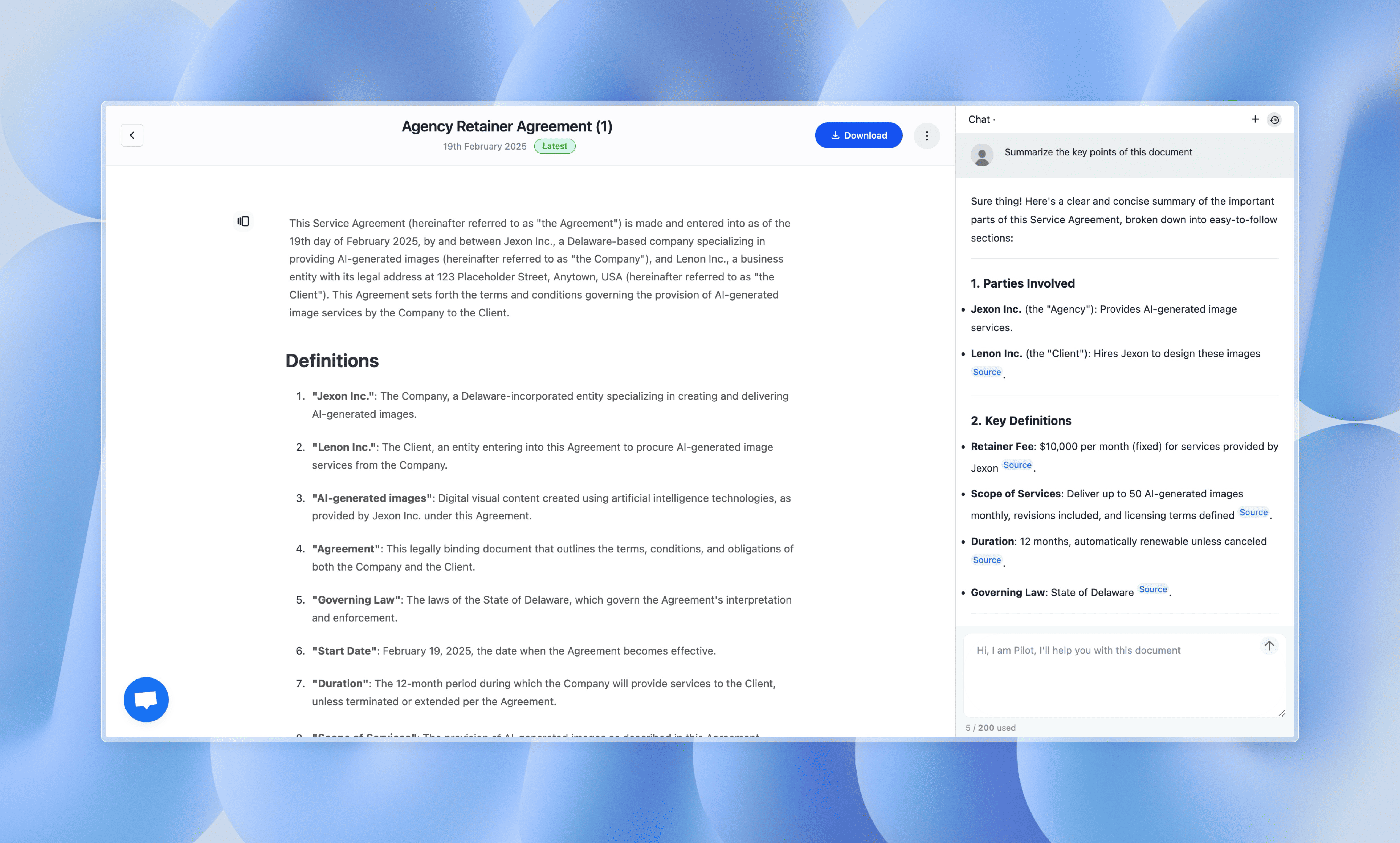 Statement of Work